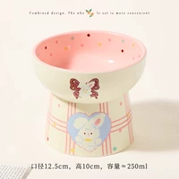 Чаша Piano Rabbit Series с плоским горлом [Белый порошок]