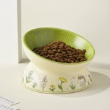 В Японию экспортируются высококачественные керамические миски для кошек, миски для кошачьего корма, миски для еды и питья для кошек, наклонные защитные приспособления для рта и шеи на высоких ножках для предотвращения появления черного подбородка.