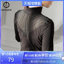 samyama yoga women Autumn high-play fitness fitness top stitching beauty back breathable long sleeve T-shirt