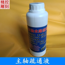 Engraving machine electric spindle dredging liquid cleaning agent spindle waterway blockage cleaning liquid spindle descaling powder maintenance powder