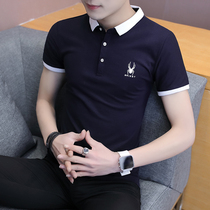 2022 Summer new Korean version trendy body short sleeve T-shirt collar pure cotton business Fashion Polo Shirt