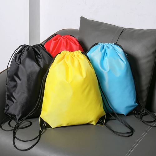 Спортивная спортивная сумка подходит для пеших прогулок, рюкзак, мешочек, для бега, на шнурках, делается под заказ, с печатью вашего логотипа