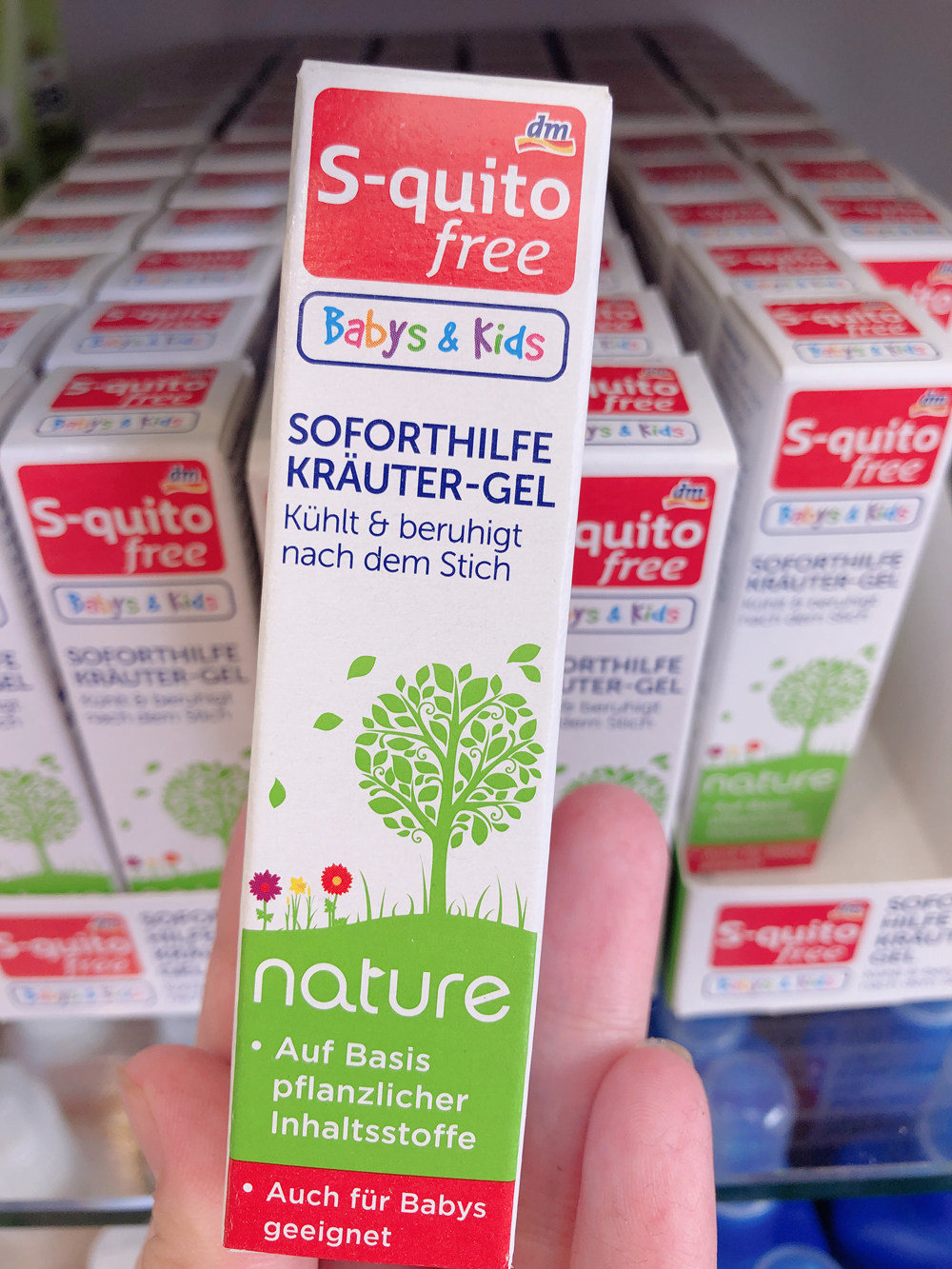 Hong Kong Shunma Germany dm Squito free pregnant woman baby anti-itch cream gel 15ml