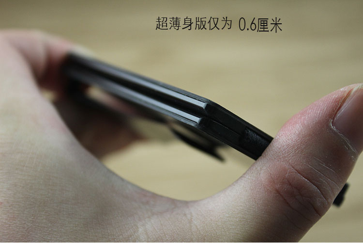 Chất lượng cao chống trộm bàn chải sợi carbon clip thép không gỉ kim loại ví hàng không nhôm ví ngân hàng chủ thẻ tín dụng bóp nam
