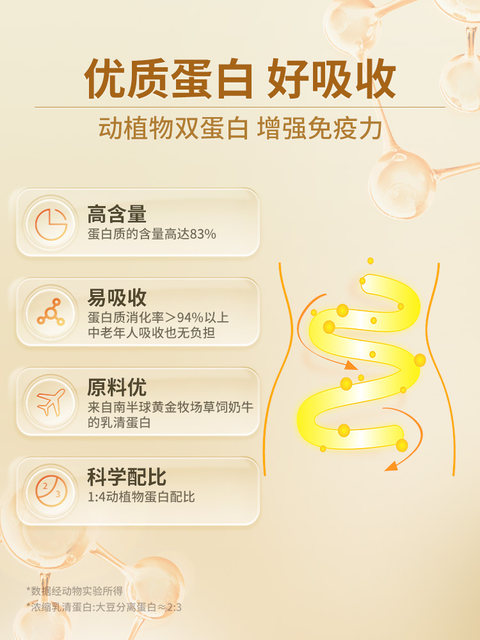 Tomson By-Health Platinum Protein Powder Whey Protein Nutritional Powder Enhances the Immunity of Men and Women Recommended Gifts