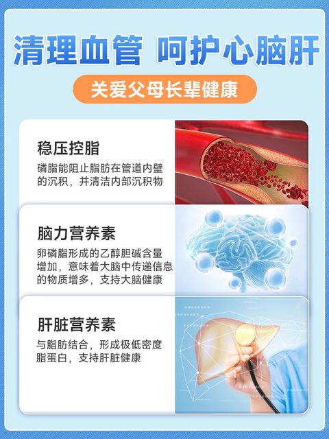 Tomson By-Health Deep Sea Fish Oil Soy Lecithin Soft Capsules Cod Liver Oil Genuine Imported for Middle-Aged and Elderly Men and Women