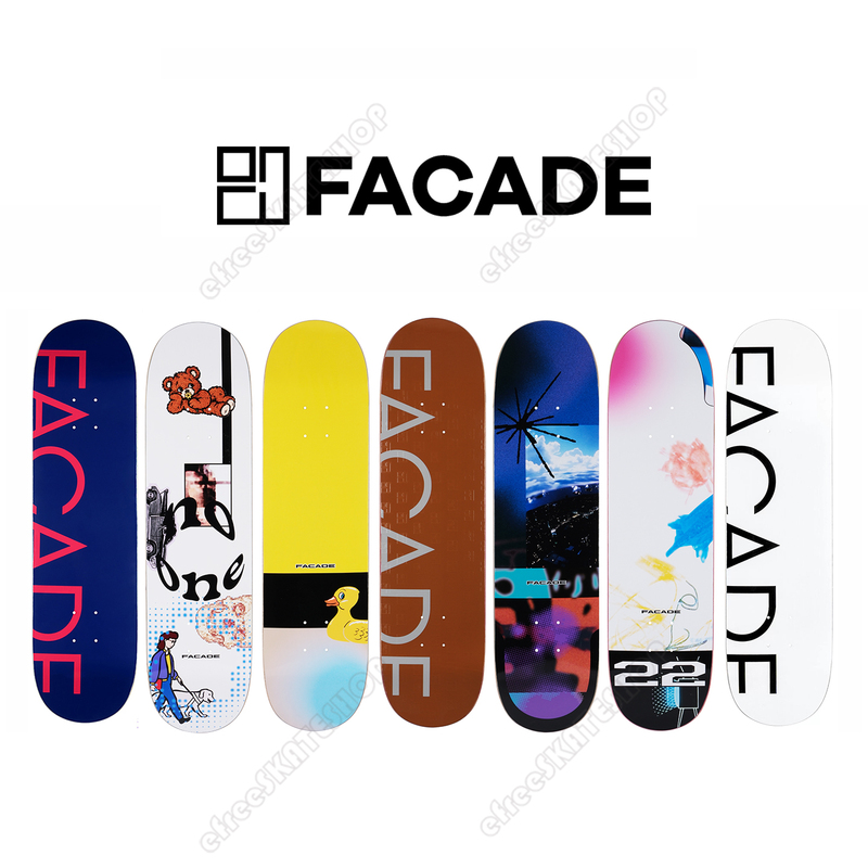 Facade Skateboard for Teenagers, Children, Adults, Beginners, Professional Men and Women, Full Maple Epoxy Glue Cold Pressing