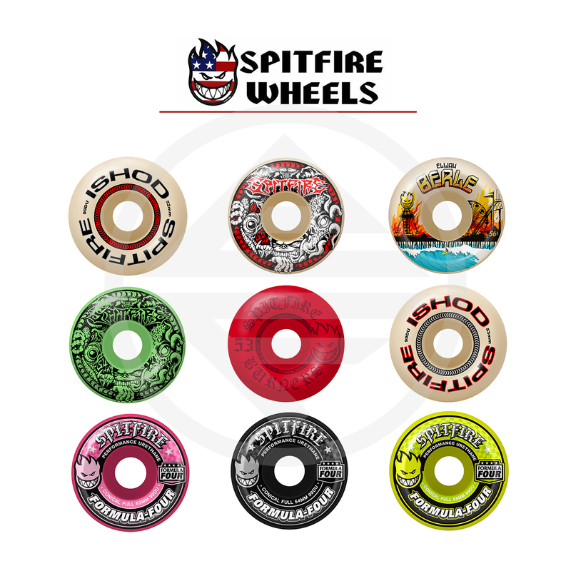 Imported Spitfire Skateboard Wheels Formula Four Little Fireman Action Wheels Professional Small Hard Wheels