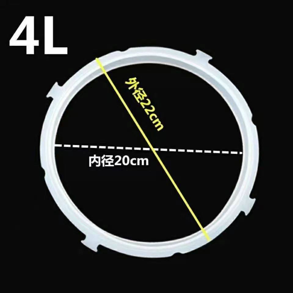 Buy 2 Get 1 Free Universal Electric Pressure Cooker Sealing Ring 4L 5L 6L Electric Pressure Cooker Lid Accessories Rubber Ring Silicone Leather Ring