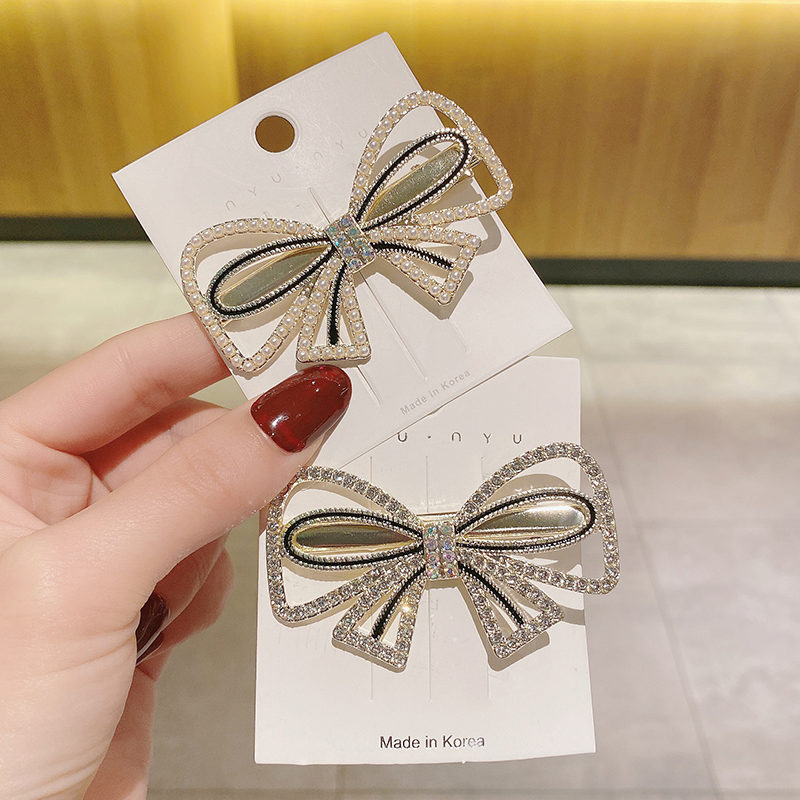 Full Diamond Bow Hairpin display picture 4