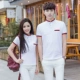 Mới tùy chỉnh mùa hè những người yêu thích tùy chỉnh áo thun ngắn tay áo sơ mi polo đứng cổ áo nam và nữ mặc quần áo công sở phục vụ lớp 2018