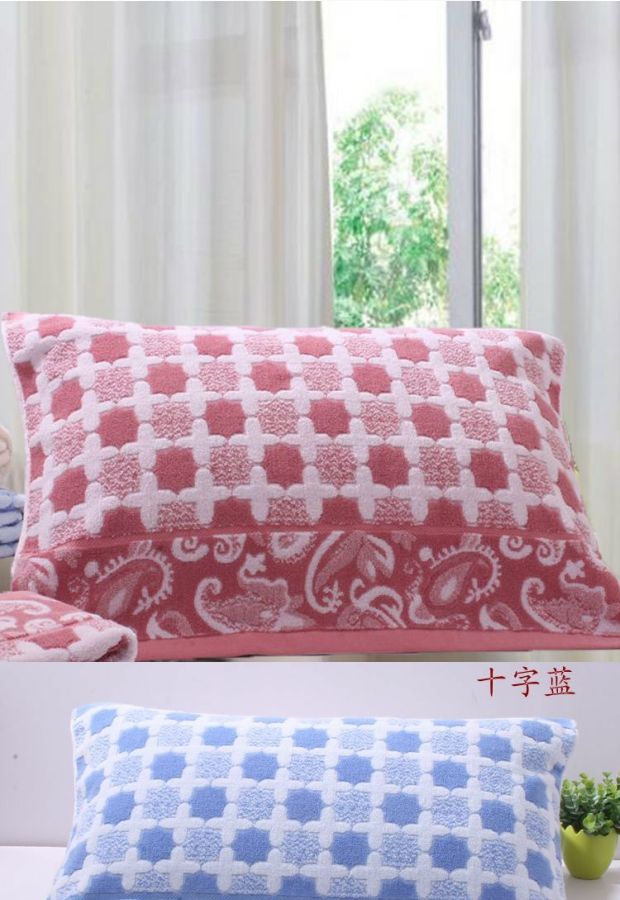 [Đặc biệt hàng ngày] gối khăn bông một cặp phim hoạt hình đám cưới dày bốn mùa trở về không trưởng thành vỏ gối nằm
