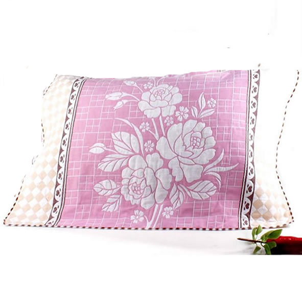 Hai hàng hóa ba lớp khăn gạc gối người lớn cặp gối bông 50 * 75 cm 4 đôi khăn choàng gối