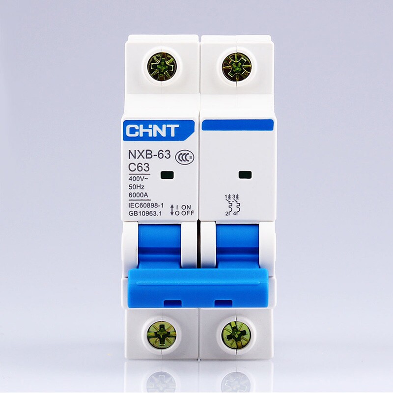 CHINT Circuit breaker DZ47 upgrade Kunlun series NXB-63 2P C63 small vacuum air controller