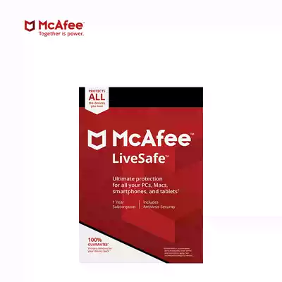 Official genuine) McAfee LiveSafe McAfee real-time protection software-unlimited device