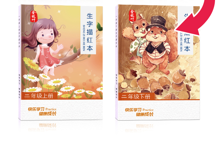 金枝叶  小学一二三年级同步练字帖 图2
