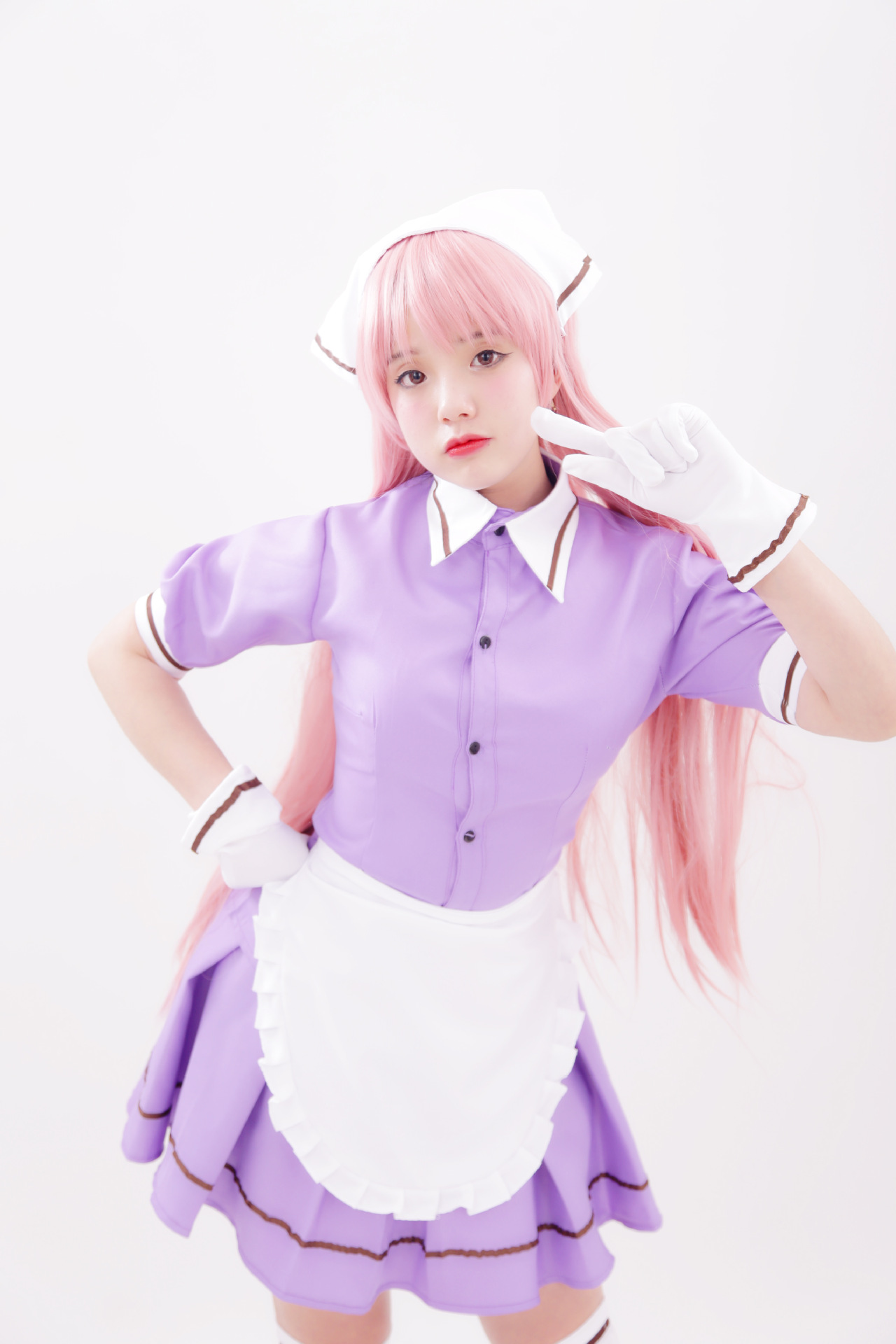 Dạy quán cà phê khuếch tán mâm xôi cosplay anime đồng phục trò chơi phụ nữ mặc đồng phục bồi bàn - Cosplay đầm cosplay