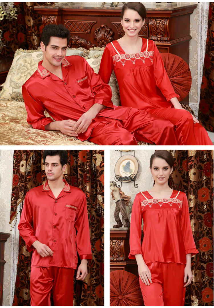 Pyjama mixte OTHER   en Soie à manches longues - Ref 3005783 Image 19