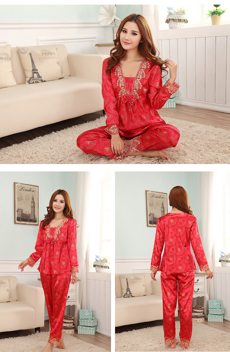 Pyjama mixte OTHER   en Soie à manches longues - Ref 3005783 Image 27