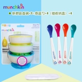 Munchkin, детская обеденная тарелка, стульчик для кормления для еды, посуда, защита при падении