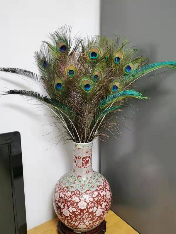 Pure natural real peacock feathers, various sizes between 25-140cm, special peacock feathers for decorative vases