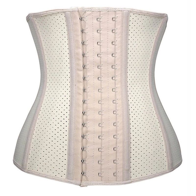 Cao su eo huấn luyện viên corset25 thép cao su thể thao eo thắt lưng corset thắt lưng bụng đai áo ngực đẹp