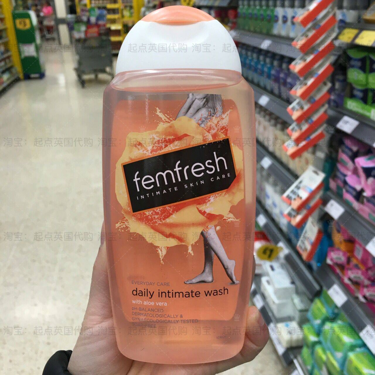 (Spot) British FemFresh Private care lotion Cranberry Gynecology Deodors for Peculiar Smell and Gentle Bacteriostatic 