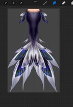 Oriental Shark original design mermaid tail dragonfly fish tail yarn mermaid tail aquarium performance costume