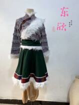Dance Art Blizzard School Road XI Xiaoho Demeanor Folk Dance Stage Performance Clothing Professional Custom
