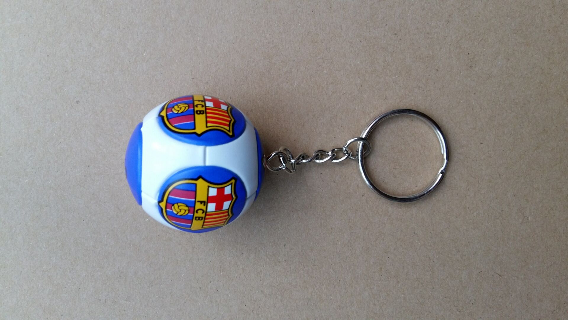 2018 World Cup Mini Football Club Arsenal Car Road Barcelona Liverpool Football Keychain