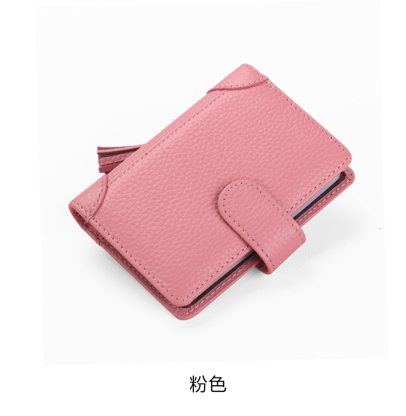 Phụ nữ nhiều thẻ da bằng lái xe ô tô da trường hợp phụ nữ thẻ tín dụng chủ thẻ gói thẻ ngân hàng đặt thẻ kinh doanh chủ thẻ - Chủ thẻ ví đựng card