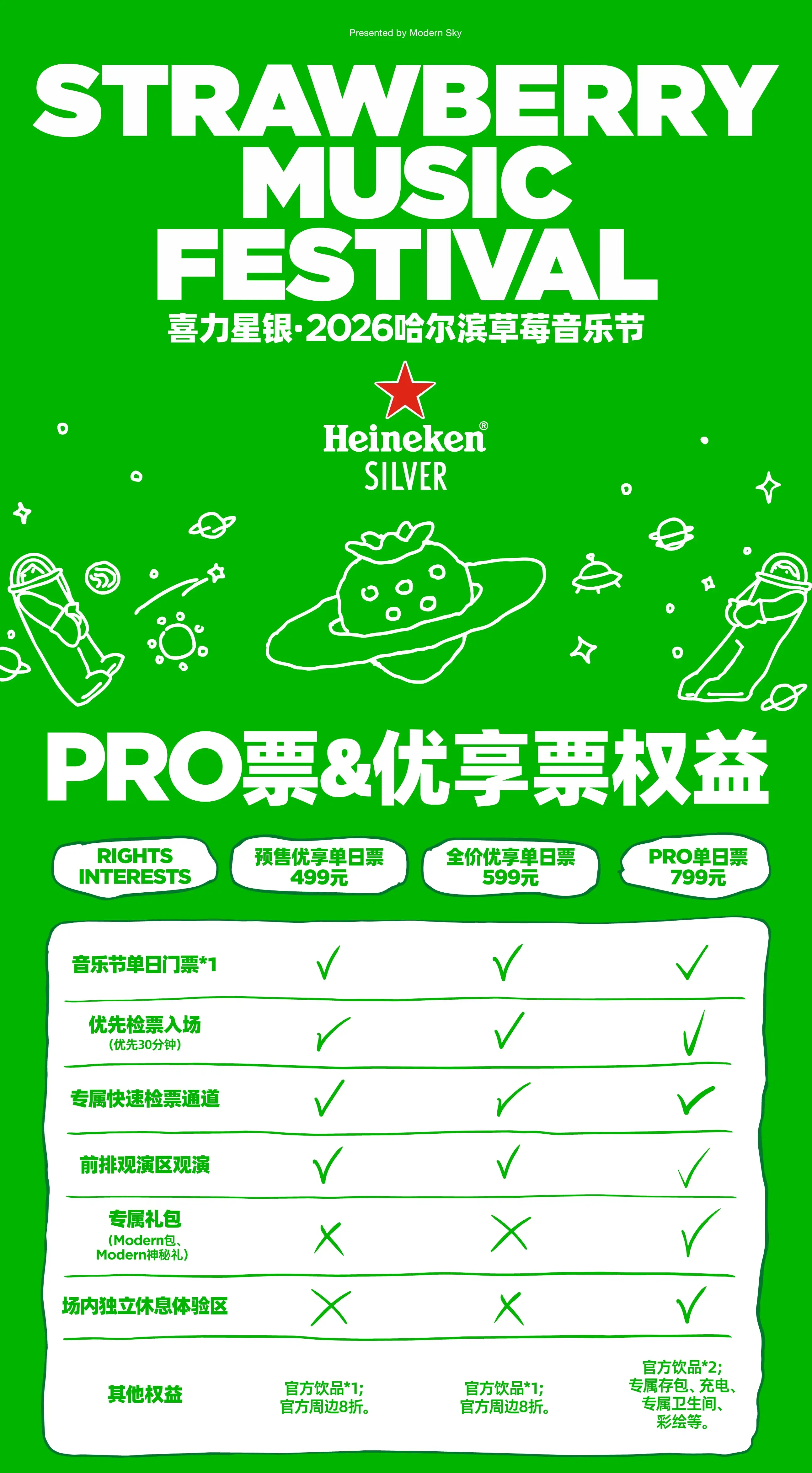 2026喜力星银·哈尔滨草莓音乐节—哈尔滨站 2026喜力星银·哈尔滨草莓音乐节—哈尔滨站