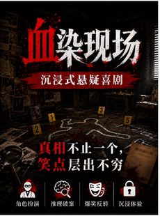 2026最新沉浸式互动喜剧《血染现场》零破绽犯罪(完美谋杀)