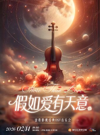 【北京】【含情人节场】假如爱有天意More Than Love浪漫影视经典ost音乐会｜情侣约会｜闺蜜打卡