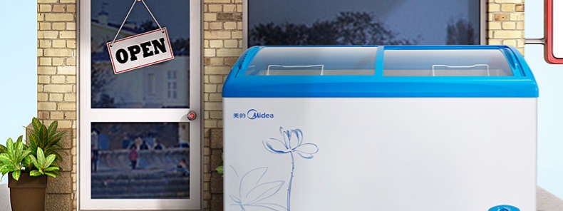 Tủ đông Midea / Midea SD / SC336HKMA tủ lạnh chuyển đổi nhiệt độ đơn ngang - Tủ đông tủ lạnh sanaky 2 ngăn