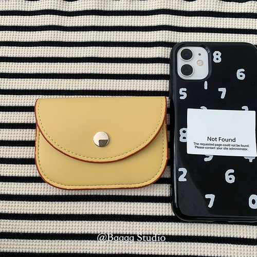 Брендовый короткий бумажник, маленький кошелек, небольшая сумка, высококачественный портативный картхолдер, полиуретановые монеты, Южная Корея, простой и элегантный дизайн