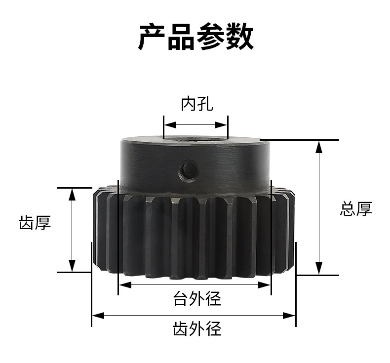 2-Mode Boss/Flat Gear Processing Custom-Made Oblique Rack Combination Transmission Flat Wheel Motor Accessories
