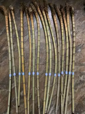 Small bamboo root raw material bamboo whip bamboo head material hand handle fishing gear raw material root carving crutch material diameter 2-2 5