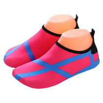 Chaussettes de sol antidérapantes dintérieur chaussures de yoga et de fitness pour femmes corde à sauter chaussettes de sport spéciales à semelle souple et silencieuses pour tapis roulant pour adultes