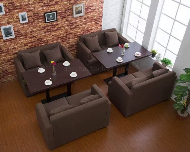 Teahouse Cafe Nội thất Mỹ Cá tính Nhà hàng nhanh Cửa hàng làm móng tay thông thường Đặt bàn ghế kết hợp Cuộc họp - FnB Furniture bàn chân sắt