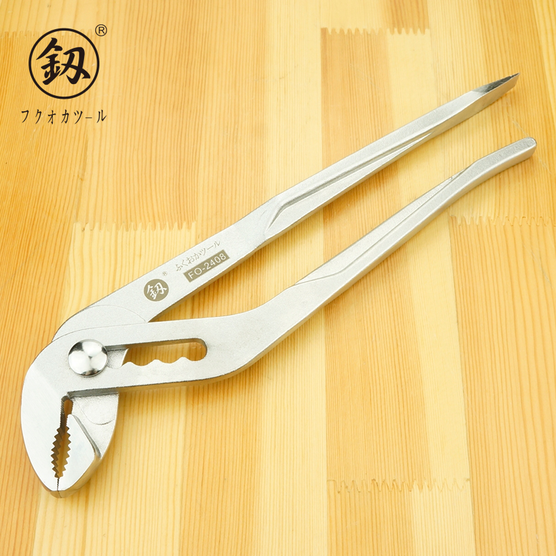 Fukuoka Brand Water Pump Pliers Large Opening Adjustable Water Pipe Pliers Multi-Function Wrench Powerful Pliers Type Plumbing Tool