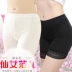 Quần ba lỗ liền mạch của phụ nữ quần chống ánh sáng an toàn trong quần legging cạp cao quần short modal cotton cộng với quần quần short jean nữ ống rộng Quần short