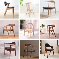 American solid wood dining chair bookchair Chair Dining Room Chair Book Table And Chairs Computer Chair Casual Chair Y chair Z chair A chair wooden stump