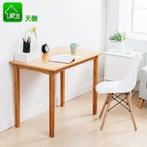 Computer desk desk computer desktop table home table simple economy student writing learning table solid wood bamboo