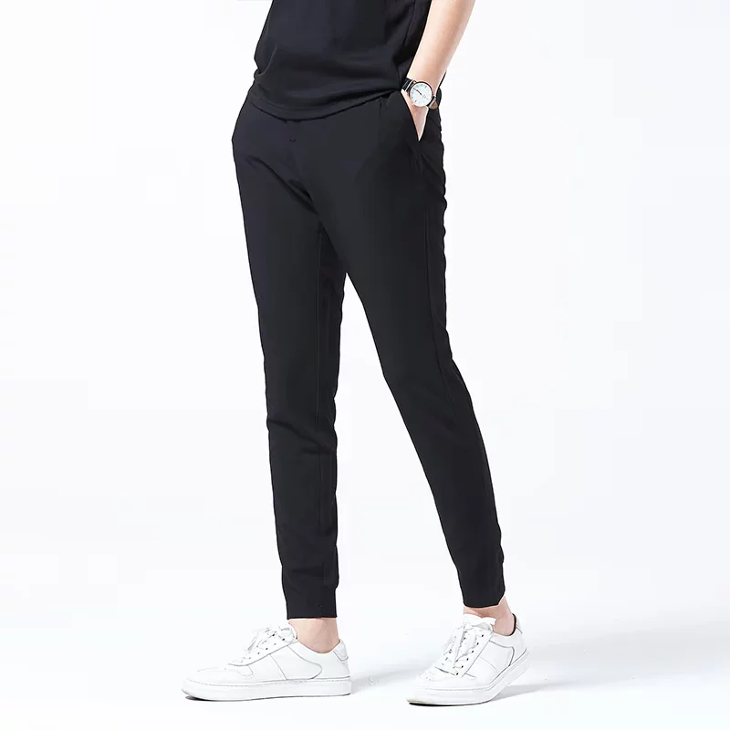 Universal fitted overall, trousers, Korean style, drawstring