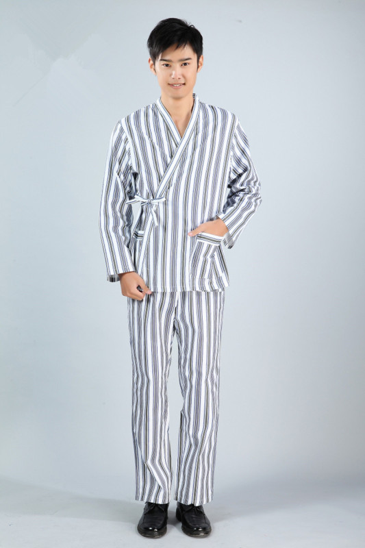 Nightingale Hospital Patient Clothing Hospital Gown Men's and Women's Long-Sleeved Suit Pure Cotton Pajamas Patient Care Clothing Nightgown Nightingale Hospital Patient Clothing Hospital Gown Men's and Women's Long-Sleeved Suit Pure Cotton Pajamas Patient Care Clothing Nightgown