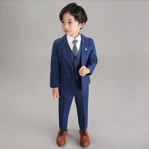 Childrens suit suit suit boy dress little boy boy performance suit British handsome wedding flower boy boy small suit autumn