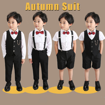 Childrens dresses boys small suits boys costumes wedding flower children suits British Spring and Autumn Winter