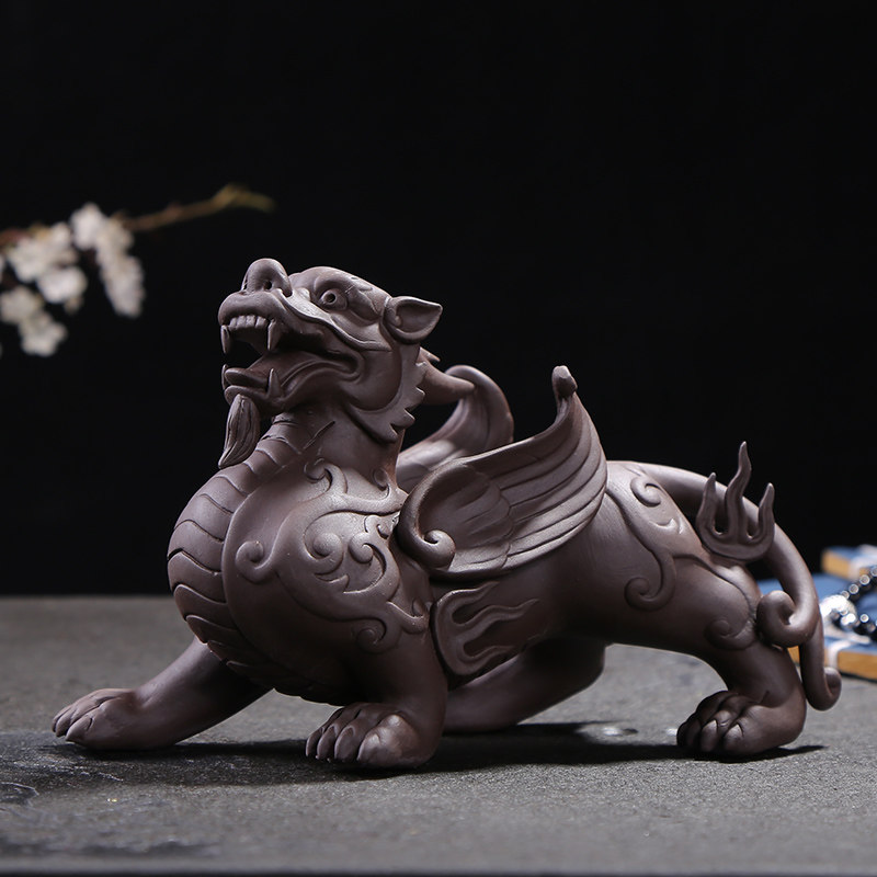 Tea pet Lucky Pixiu ornaments Tea ceremony accessories Feng Shui home home decorations Office living room shop opening gifts