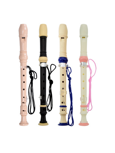 奇美竖笛德式高音6孔8孔小学生专用英式八孔儿童初学入门笛子乐器